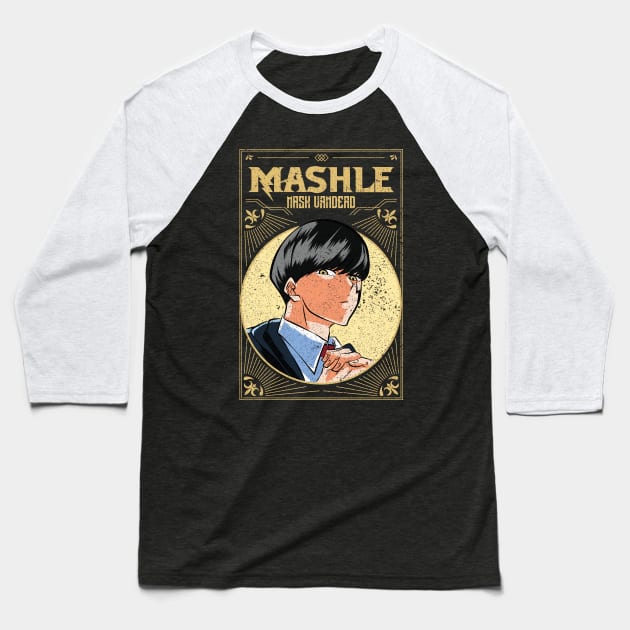 MASHLE: MAGIC AND MUSCLES (MASH VANDEAD) GRUNGE STYLE Baseball T-Shirt by FunGangStore